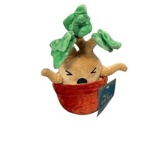 New With Tag Universal Studios Harry Potter Mandrake In Pot Plush 11 inch
